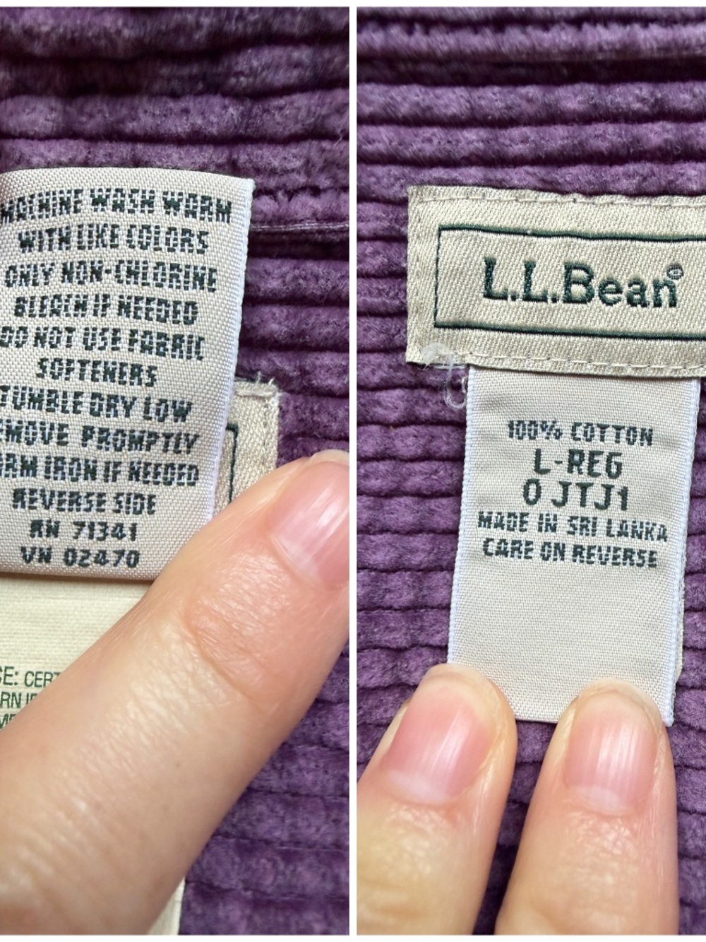 Women’s Shirts Sz L Woolrich, L.L. Bean Pink, Chambray, Purple, Red Bundle - Picture 14 of 15